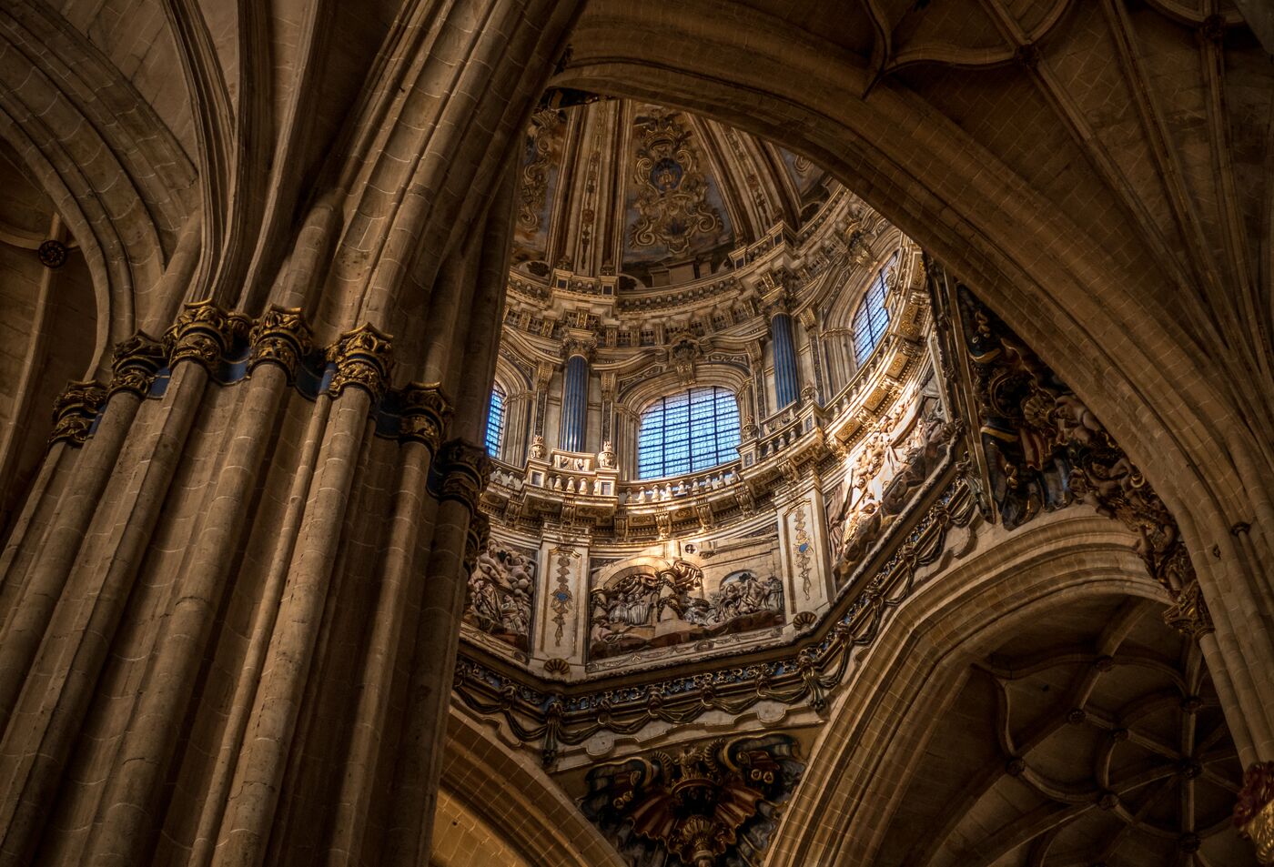 Ornate cathedral dome